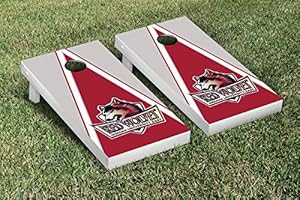 Indiana University East Red Wolves Cornhole Game Set Triangle Version