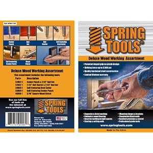 SpringTools WWA1105 5-Piece Deluxe Woodworking Set by Spring Tools