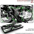 DJ Hero Skin Abstract 02 Green fits Nintendo Wii DJ Heros (DJ HERO NOT INCLUDED)