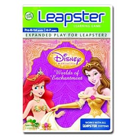 LeapFrog Leapster2 Disney Princesses Belle and Ariel Game