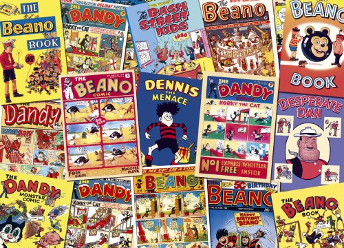Childrens Toyshop  Toys : Gibsons Puzzle - Beano & Dandy - The Golden Years (1000 pieces)