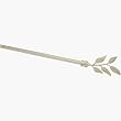 Do it Best Imp Blnd-Y 625647 Home Impressions Decorative Curtain Rod Set