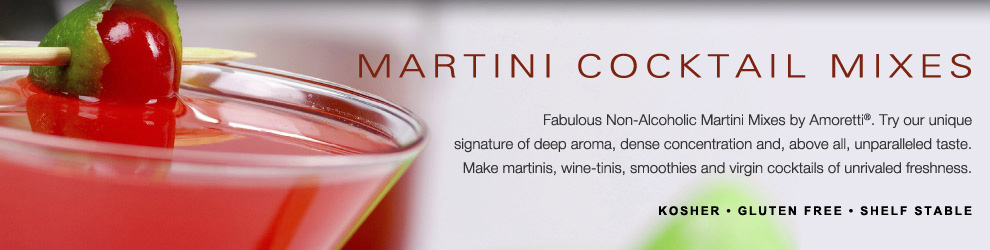 Amoretti Martini Cocktail Mixes