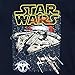 STAR WARS Boys Millennium Falcon T-Shirt Size 6 Navy