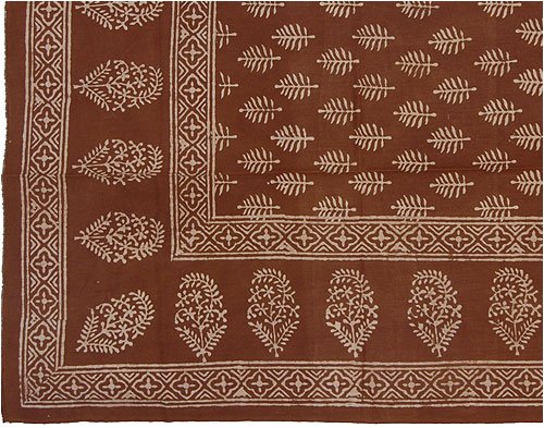 ShalinCraft Home Decor Cotton Flat Bedding Sheets India Block Print Twin Size (bssht582)