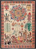 ShalinCraft Madhubani Painting Home Decor Organic Color Paper 22 x 30 (madht303)