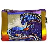 Laurel Burch Aquatic Mares Mythical Horses Mini Cosmetic Bag & Purse