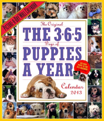 The 365 Puppies-A-Year 2013 Wall Calendar