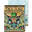 Bejeweled Black Floral Magnetic Closure Mini Notepad