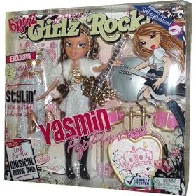 Bratz Girlz Really Rock 10 Inch Doll - Yasmin the Pop Princess with 2 Rockin' Outfits Plus... by Bratz