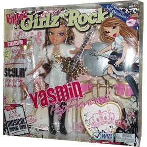 Bratz Girlz Really Rock 10 Inch Doll - Yasmin the Pop Princess with 2 Rockin' Outfits Plus Stylin'... by Bratz