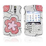 for Blackberry Curve 8330 Bling Hard Case GEMS SILVER