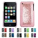 Apple iPhone 3G 3Gs 8GB 16GB 32GB DISCO BLING Slim Fit Back Case Skin Cover + Free Screen Protector