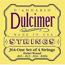 D'Addario Dulcimer Strings Set, Nickel, 4-String