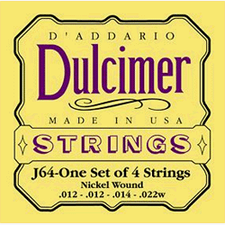 Childrens Toyshop  Musical Instruments : D'Addario Set Dulcimer Nickel 4Str