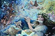 Josephine Wall (Enchanted Flute) Art Poster Print - 24" X 36"