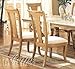 Set of 2 Dining Chairs Light Maple Finish
