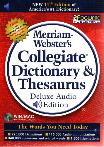  : Merriam-Webster's 11th Edition Collegiate Dictionary & Thesaurus (PC/Mac)