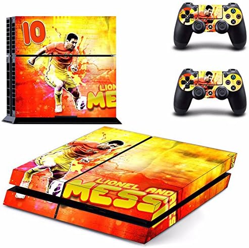 Richipy Stickers PS4 Console and DualShock 4 Controller Sticker Skin Set - Lionel Messi - PlayStation 4 Vinyl