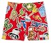 Flap Happy Zootopia Jr Surf Trunk with Swim Diaper liner, Red/Multi, 6 Months
