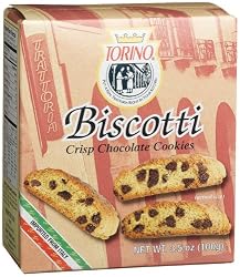 Torino Chocolate Chip Biscotti, 3.5-Ounce Boxes (Pack of 12)
