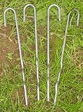 Deer Fence: Bottom Stakes 12 in Kinked Fence 30 pk