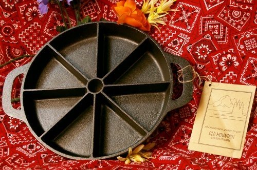 Best Quality- Old Mountain Cast Iron Preseasoned Pre-Sliced Cornbread