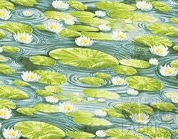 By the Yard Country Canine Lily Pad Quilt Cotton Fabric