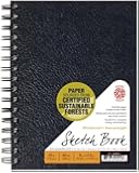 Pentalic Sketch Book, Wirebound, 5-1/2-Inch by 8-Inch