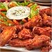 Gourmet Food : Omaha Steaks 1 (3 lb) Hot & Spicy Buffalo Chicken Wings