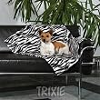 Trixie Silas Fleece Blanket, 100 � 70 cm, Zebra Dessin