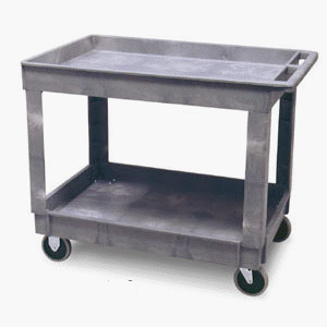 Rubbermaid Beige Heavy Duty Utility Cart 24 x 36