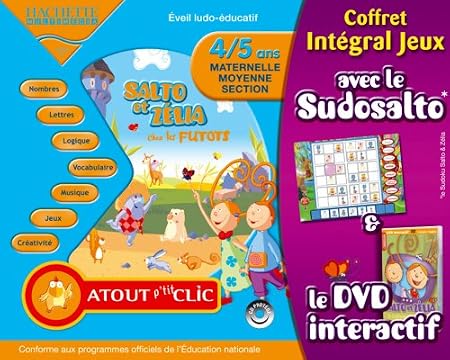 Coffret Integral Jeux Salto et Zelia avec les Futotd (avec le Sudosalto & le DVD interactif)