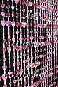 Beaded Curtain Pink Hearts