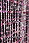 Beaded Curtain Pink Hearts