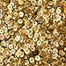 5mm Cup Facet Sequins ~ GOLD PRISM MULTI Reflective METALLIC ~ Loose sequins for embroidery, applique, arts, crafts, and embellishment. Made in USA