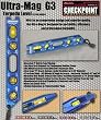 Checkpoint 300 Ultra-Mag G3 8-1/2-Inch 4-Vial Magnetic Torpedo Level Black (# 300 )