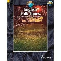 Schott World Music: ENGLISH FOLK TUNES for Accordion (+CD) mit Bleistift -- 88 traditionelle St�cke aus England wie Reels, Jigs, Hornpipes und langsame Weisen vom 17. Jahrhundert bis zur Gegenwart f�r Akkordeon mit ausf�hrlichen Anweisungen und Hintergrundinformationen (dt./eng./frz.) (Noten/sheet music)