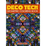 Deco Tech: Geometric Coloring Book (Dover Design Coloring Books) ~ John Wik