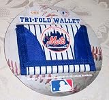 MLB New York METS Logo Symbol Tri Fold Nylon Licensed WALLET