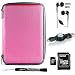 Pink Slim Stylish Hard Cover Nylon Protective Carrying Case Folio for Pandigital Novel 7
