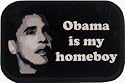Mens OBAMA IS MY HOMEBOY Punk Rock Metal Belt Buckle