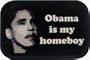 Mens OBAMA IS MY HOMEBOY Punk Rock Metal Belt Buckle