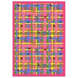 My Little Princess Rug - Pink Multicolor (7'8x10'9 Rectangle)
