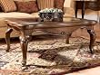 Mayfair Cherry Cocktail Table with Beveled Glass Top By Powell Furniture