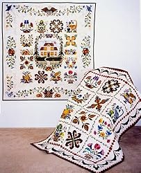 P3 Designs Heartland American Sampler Applique Quilt Pattern