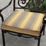 20 x 20 in. Outdoor Deep Seating Cushion Color - Hip Floral Chocolate