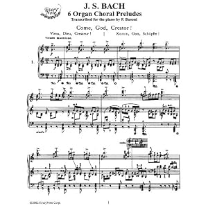 Buy Bach J.S. 6 Organ Choral Preludes (Arr. by F. Busoni): Instantly download and print sheet... by J.S. Bach