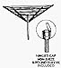 Search : Whitney Design 1600 12-line Outdoor Umbrella Clothes Dryer with Aluminum Arms