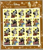 The Art of Disney Imagination Collectible Stamp Sheet
